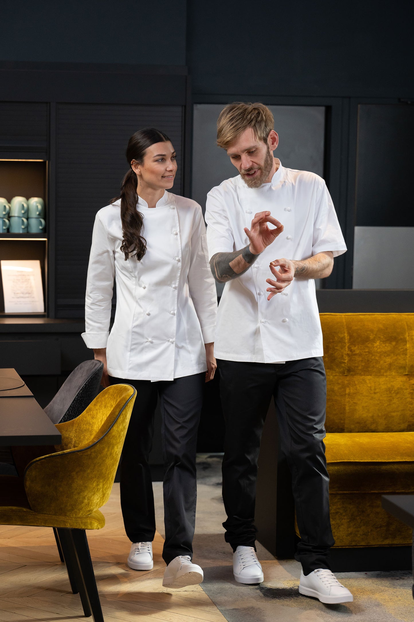 GRAND CHEF Mens Chef Jacket S/S