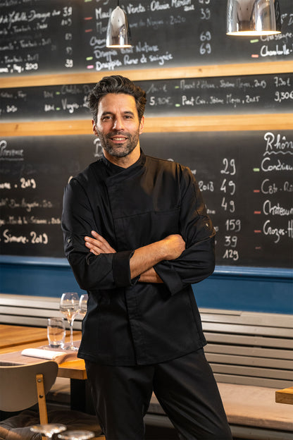 CARDIFFO Mens Chef Jacket