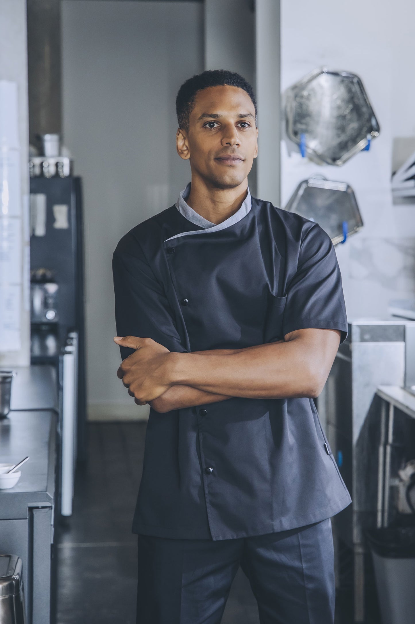 JULIUSO Mens Chef Jacket S/S